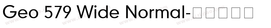 Geo 579 Wide Normal字体转换